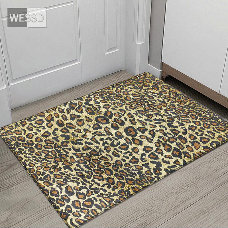 Коврик с рисунком кожи животного для спальни, абстрактный леопардовый, змеиный напольный коврик, прикроватный коврик, кухонный коврик, коврик для ванной комнаты, коврик для двери
