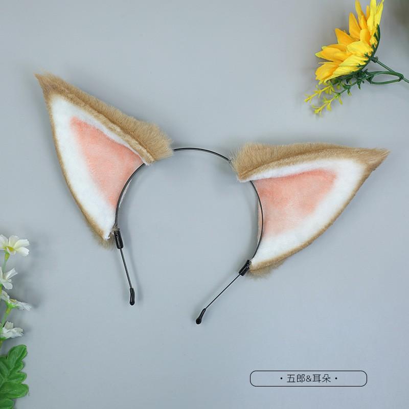Anime Cosplay Waist Belt With Fluffy Fox Tail Accessory Adult Costume Party Convention