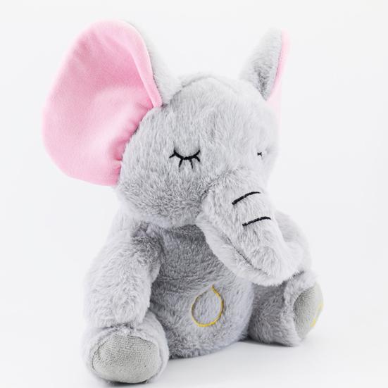 Плюшевая игрушка «Дышащий слон» с успокаивающей музыкой, легкая моющаяся мягкая мягкая игрушка с изображением животного, удобная кукла-пустышка, подарок для новорожденного