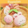 Peach Keychain Whimsical Plush Pendant Adorable Gift For Girls And Friends