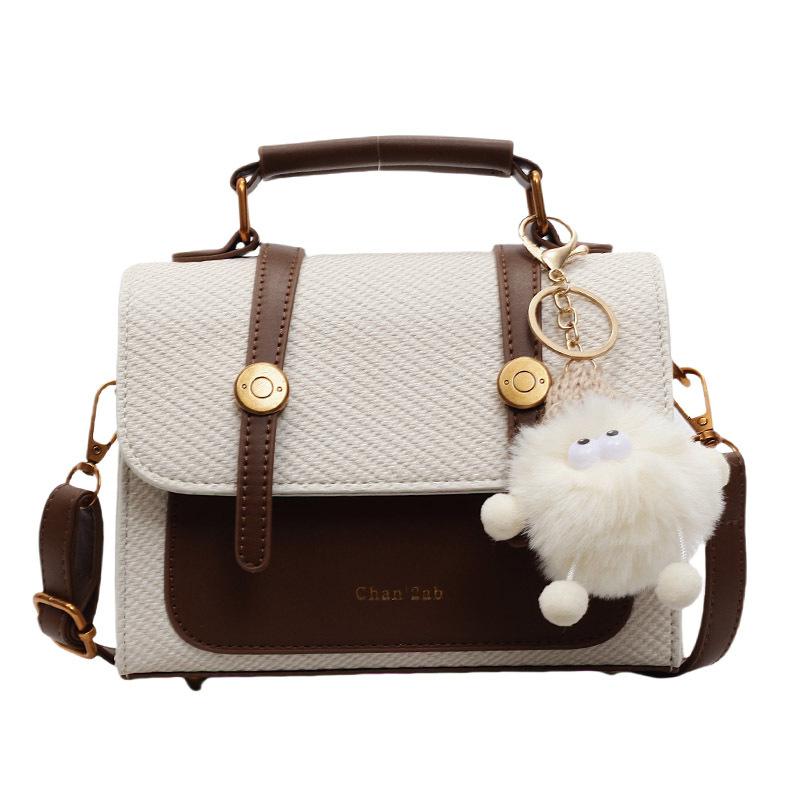 Премиальная сумка-мессенджер маленькая квадратная женская 2025 лето новая корейская версия простая повседневная портативная дорожная на плечо женская сумка