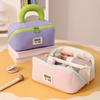 Storage Bag Double Zipper Handheld Cosmetics Makeup Storage Bag