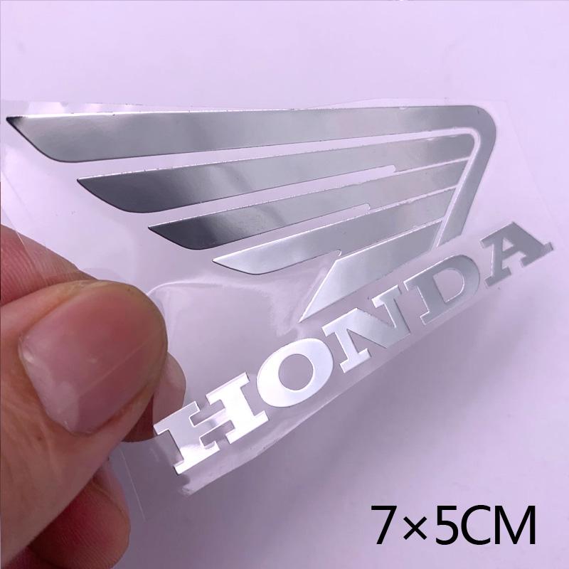 AQD1 Metal Honda Sticker Logo Motorcycle Helmet Wing Emblem Decal