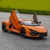 1:24 Модель игрушки Lambo Revuelto Countach Литая машина Открывающиеся двери Звук Свет Инерционная Миниатюрные машины Модное украшение Коллекция