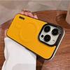 Business Double Color Leather Magsafe Case for iPhone 12 13 16 15 Pro Max Magnetic Matte Soft Shockproof Cover for iPhone 15Pro