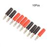 uxcell Banana Plug Connector Audio Banana Speaker Pack of 10 Adapter, Plug,