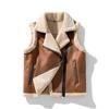 Winter Men's Coat Men's Loose and Minimalist Style Solid Color Standing Collar Vest