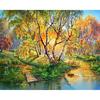 5d Diy Алмазная картина Вышивка крестиком Пейзаж Смола Алмазная вышивка Алмазная мозаика Рукоделие