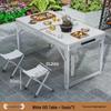 Outdoor Folding Aluminum Table Set