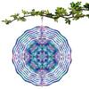 Bohemian Style Metal Wind Spinner Outdoor Garden Decor No Battery Needed for Patio Lawn Yard Boho Chic Windmill