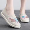 Lazy People Pedal Women's Canvas Shoes Breathable and Lightweight New Old Beijing Cloth Shoes Women's Shoes Single Shoes