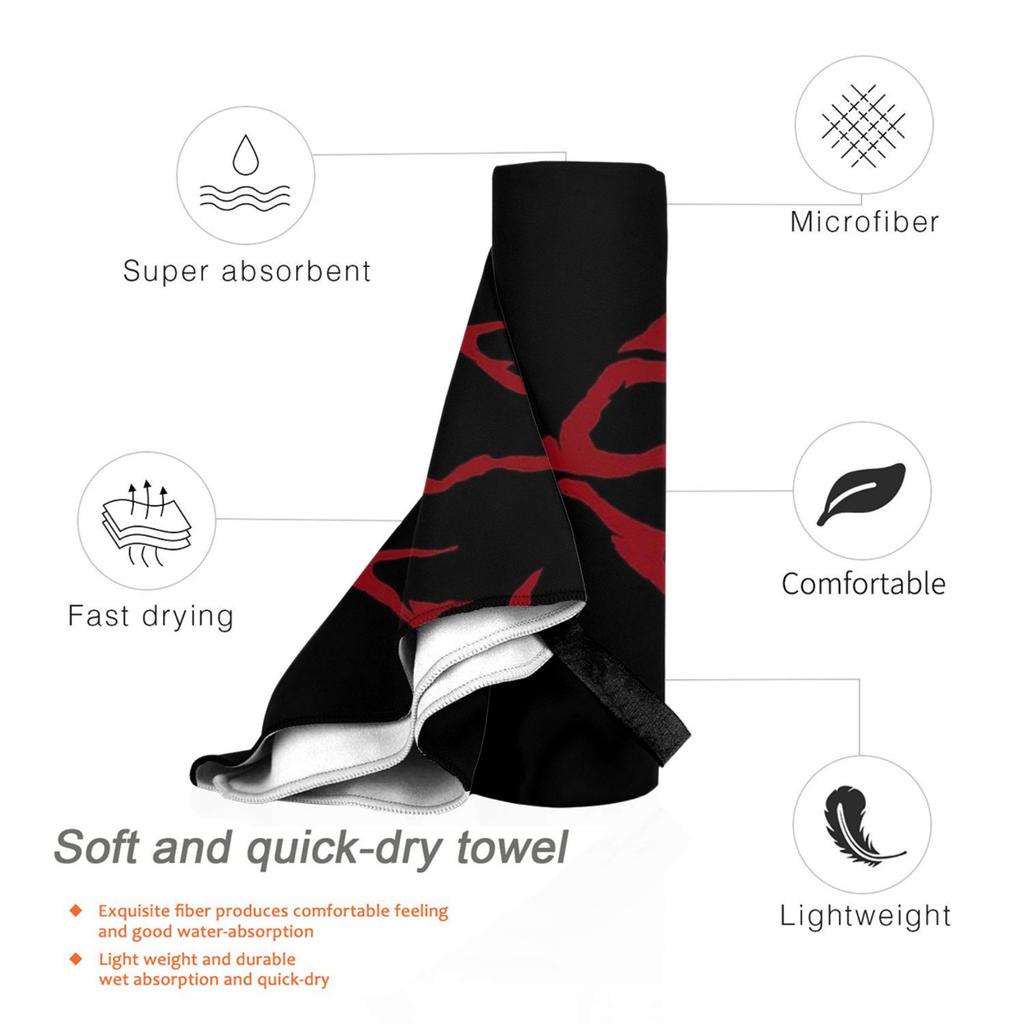 Bloodborne hunter's mark Beach Towel Soft Microfiber Quick Dry Absorbent Quick Towels For Pool