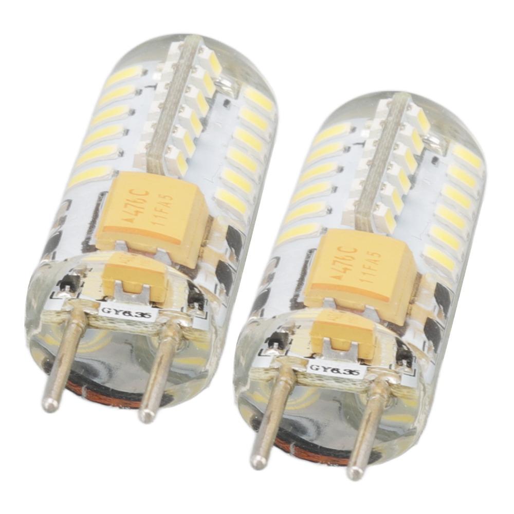 2pcs 12V GY6.35 Bulb 6000K Dimmable LED Bulb Durable LED Corn Bulb Ceiling Fixture