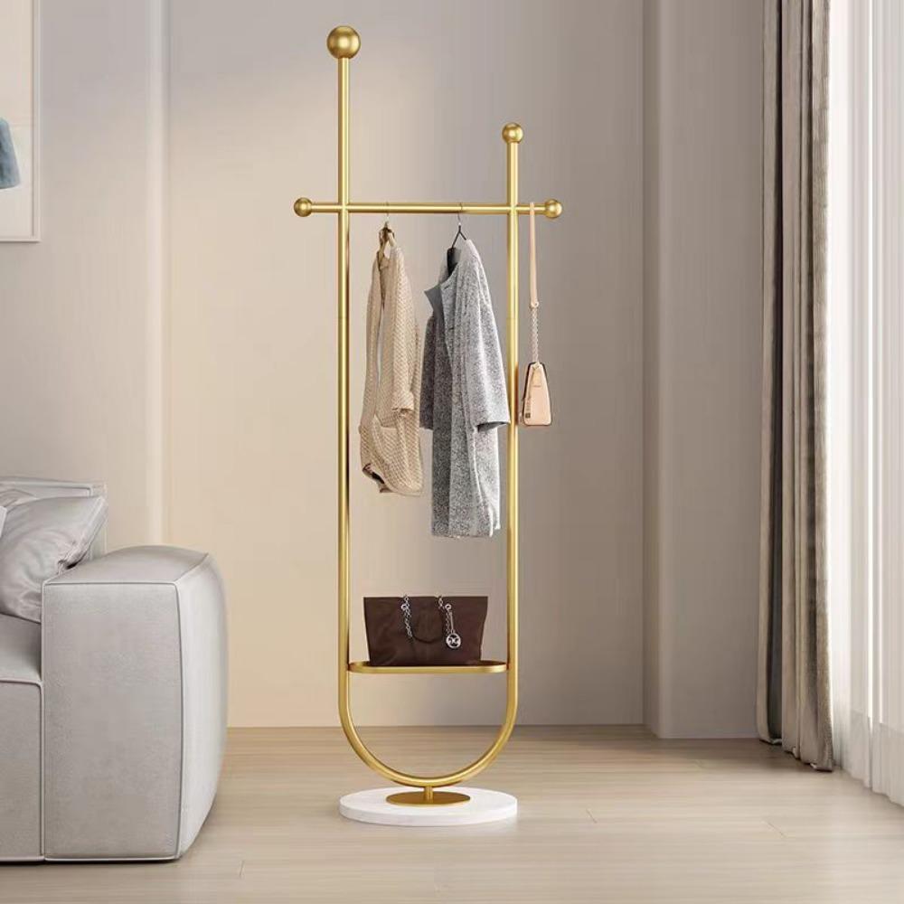 Современная минималистская вешалка для шляп, роскошные вешалки для одежды из мрамора для спальни, легкие роскошные высококлассные напольные вешалки для пальто