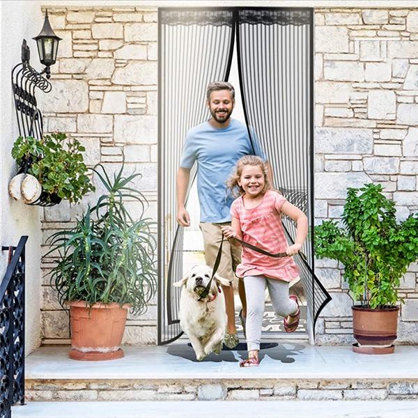 Антимоскитные насекомые, мухи, жуки, дверные шторы, сильный магнитный экран, портативная магнитная сетка, москитная сетка, автоматическое закрытие двери для домашнего летнего использования