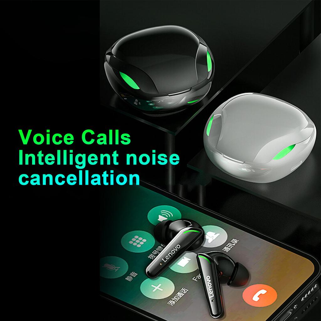 Lenovo Игровые наушники XT92 True Wireless BT5.3 Наушники с сенсорным управлением Стереозвук и шум