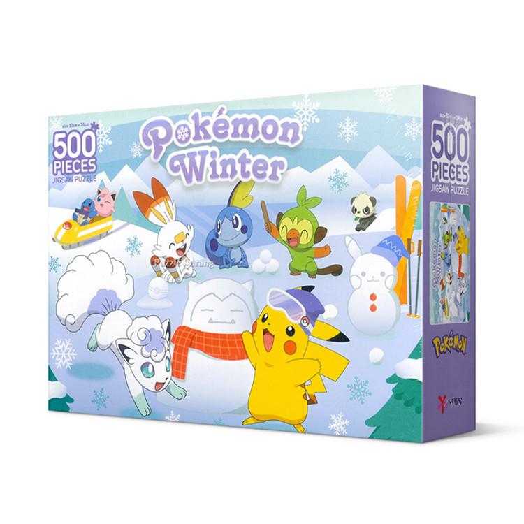 Пазл из 500 деталей - Pokémon Winter Story, популярная корейская головоломка