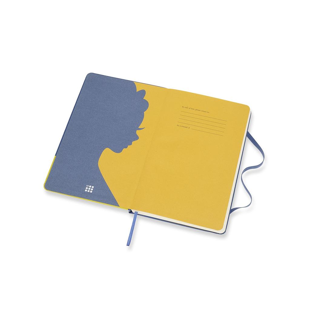 Moleskine Лимитированный блокнот в твердой обложке «Белоснежка» x Edition, большой, в линейку, платье, (5 8.25)