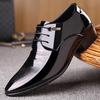 Men Wedding Shoes Microfiber Leather Formal Business Pointed Toe For Man Dress Shoes Men'S Oxford Flats Plus Size 38-47