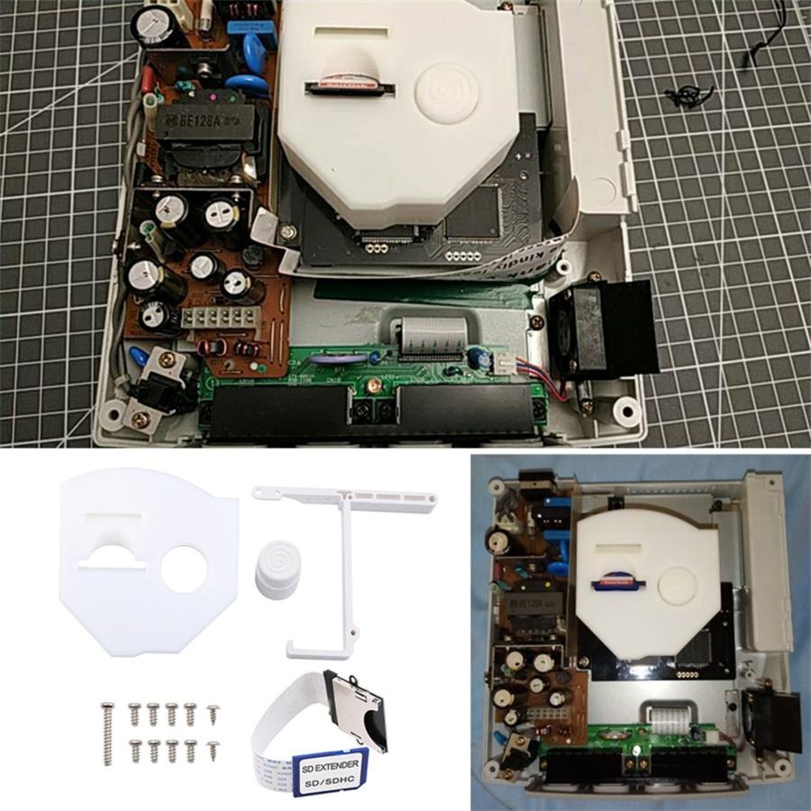 Remote SD Card Mount Kit Extension Adapter for SEGA Dreamcast GDEMU V5.5/GDEMU V5.15 /5.15B