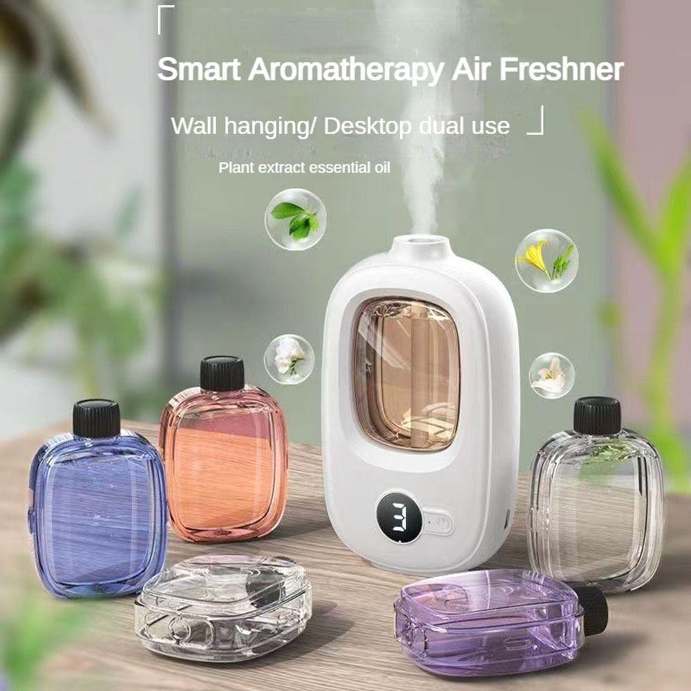 Digital Display Automatic Scent Air Purifier Rechargeable Aromatherapy Machine Household