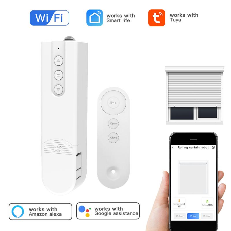 Умный мотор для жалюзи Tuya Wifi Автоматический Электрический Роллет Тени Управление через приложение Драйвер для штор Alexa Google Home Assistant