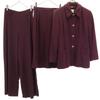 Сделано во Франции Костюм-тройка 38 Бордовый Женский Б/у