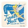 Disney "Peter Pan" Tinker Bell Water-Absorbent Coaster, Approx. 9cm, Coaster Museum, Miscellaneous Goods, Made In Japan, 3324-052