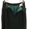 Hermes Made In France Midi Length Tight Skirt 36 Deep Green Women Used