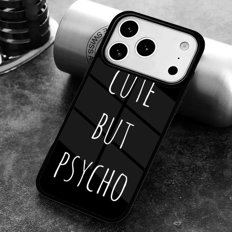 Чехол для телефона "Cut But Psycho" для iPhone 17 16 15 14 13 12 11 Pro Max Plus 17Air Мягкий силиконовый чехол