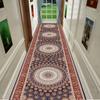 Light Luxury Long Corridor Carpet Solid Color Abstract Hall Runner Rugs Modern Hallway Aisle Floor Mat Bedroom Bedside Carpets