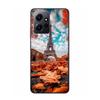 Eiffel Tower Art Phone Case For Redmi 12 13C 12C 15C 9 10 10C Note 13 Pro Plus 14 15 Pro 9T 9C 9A TPU Soft Cover Clear Cell Case