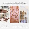 Dog Food Mat Silicone Nonslip Pet Feeding Placemat with Raised Edges Washable