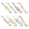 Office Supplies Stainless Steel Paper Knife Keychain Multifunction Mini Folding Knife Skin-Peeler