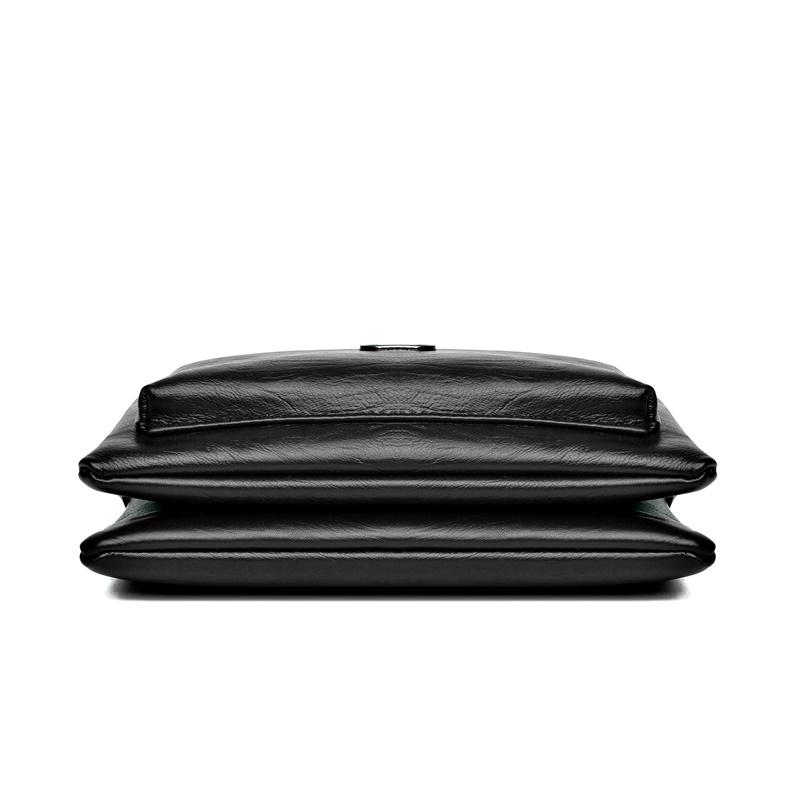 Мягкая кожаная сумка-конверт, материнская сумка, кошелек для монет, женская многослойная сумка через плечо через плечо