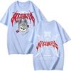 European Station Stray Kids Concert Peripheral Combination Peripheral Printing Summer Short Sleeve T-Shirt Pure Cotton Loose
