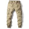 Cotton Men Cargo Pants Khaki Casual Men Tactical Joggers Cargo Multi-Pocket Fashions Black Army Trousers Work Wear