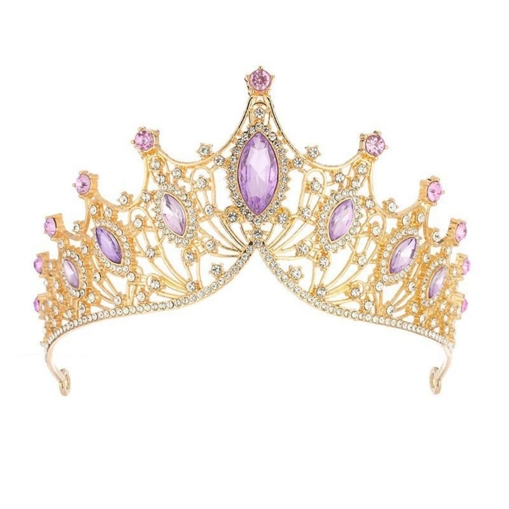 Барочная хрустальная тиара сплав свадебная повязка на голову винтажная бижутерия для выпускного платья свадебная вечеринка