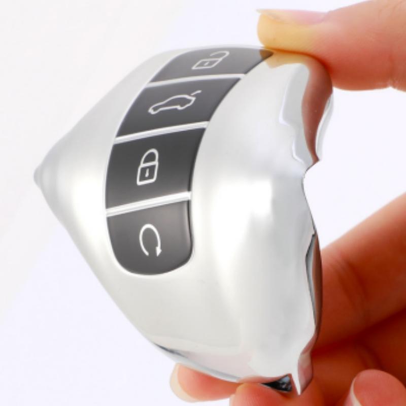 Для Chery Tiggo 8 Pro Tiggo 8plus New 5 Plus 7pro Мягкий ТПУ автомобильный чехол для смарт-ключа чехол в виде ракушки, сумка для ключей, протектор