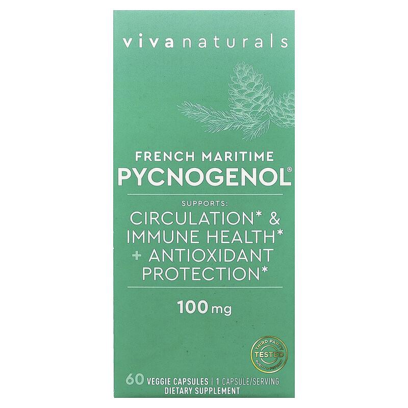 French Maritime Pycnogenol®, 100 mg, 60 Veggie Capsules