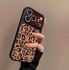 Высококачественный чехол с леопардовым принтом для Apple 17 Pro Max, 16 Pro, 15 Pro Max, 14 Pro - Защита от падений