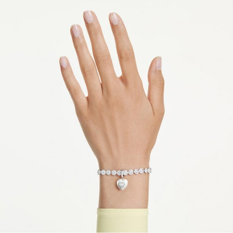 Swarovski Idyllia Charm Rhodium Heart