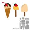 Мороженое эскимо дизайн стиль металлический трафарет для резки DIY альбом для скрапбукинга фото тиснение бумажная карта ремесленный декор