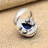 Lapis Lazuli Gemstone 925 Sterling Silver Handmade Amazing Jewelry Ring