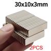 30x10x3mm Super Strong Neodymium Magnet N35 NdfeB Permanent Magnetic imanes Block Powerful Magnets Refrigerator