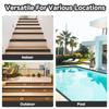 Self-Adhesive Stair Edge Trim 100cm Stair Edge Protector Decorative Strip  Indoor Outdoor