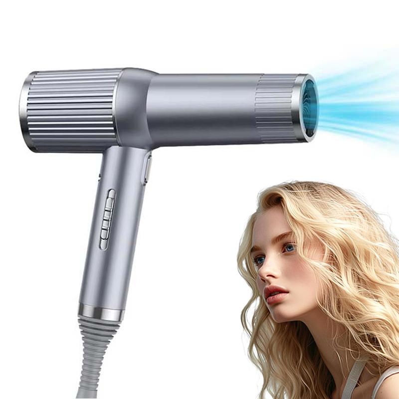 Профессиональный фен с ионизацией и 3 уровнями температуры, фен с низким уровнем шума, бытовой фен