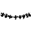 Halloween Decorations Set - Spooky Ghost Bunting Banner With Trick Or Treat Letters Paper Party Hanging Flags Home Venue
