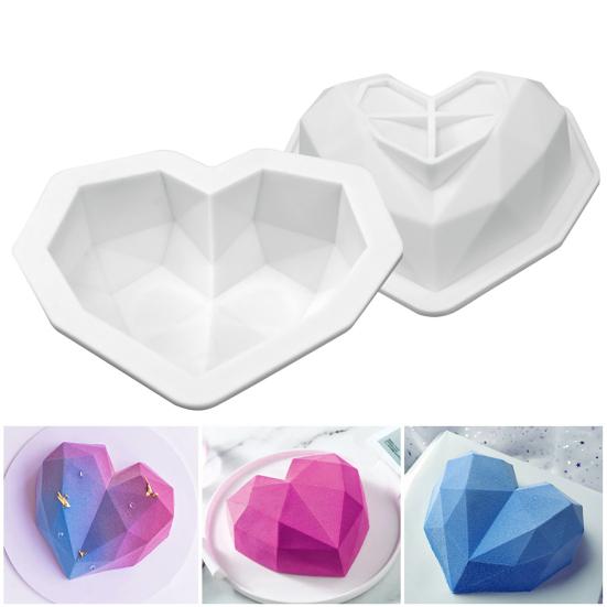Декоративная форма для конфет Yousheng с антипригарным покрытием в форме романтического сердца, форма для десерта, инструменты для выпечки