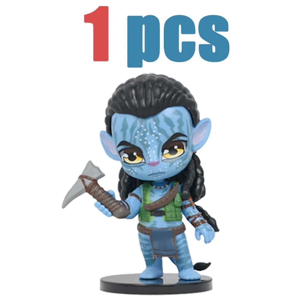 Аватар 2 Нейтири и Джейк Салли ПВХ Фигурка Модель Маленькие Статуэтки Коллекционные Предметы Настольные Украшения Модели Кукол Украшения Подарки